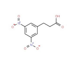 3-(3,5-Dinitrophenyl)propionic acid (CAS 42287-92-3) - chemical structure image