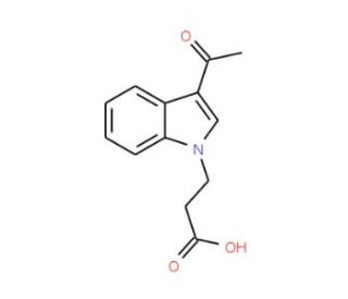 3-(3-Acetyl-indol-1-yl)-propionic acid - chemical structure image