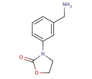 3-[3-(aminomethyl)phenyl]-1,3-oxazolidin-2-one - chemical structure image