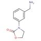 3-[3-(aminomethyl)phenyl]-1,3-oxazolidin-2-one - chemical structure image