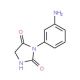 3-(3-aminophenyl)imidazolidine-2,4-dione (CAS 702638-03-7) - chemical structure image
