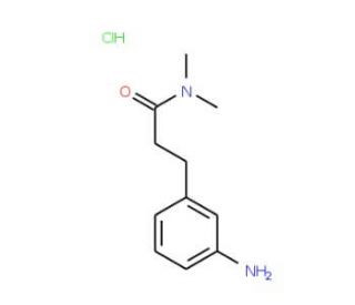 3-(3-Aminophenyl)-N,N-dimethylpropanamidehydrochloride - chemical structure image
