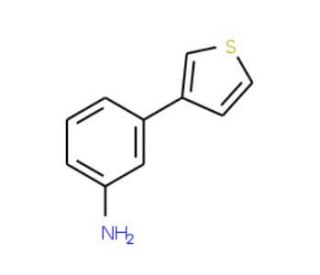 3-(3-Aminophenyl)thiophene (CAS 161886-96-0) - chemical structure image