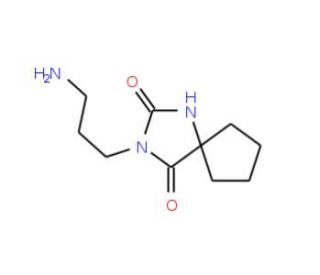 3-(3-aminopropyl)-1,3-diazaspiro[4.4]nonane-2,4-dione - chemical structure image