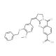 3-(3-Benzyloxy-4-methoxy-benzylidene)-9-oxo-1,2,3,9-tetrahydro-pyrrolo[2,1-b]quinazoline-6-carboxylic acid - chemical structu