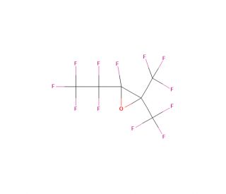 3,3-Bis(trifluoromethyl)-2-fluoro-2-(pentafluoroethyl)oxirane (CAS 788-67-0) - chemical structure image