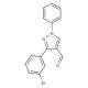 3-(3-Bromo-phenyl)-1-phenyl-1H-pyrazole-4-carbaldehyde - chemical structure image