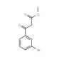 3-(3-Bromo-phenyl)-3-oxo-propionic acid methyl ester - chemical structure image