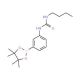 3-(3-Butylureido)phenylboronic acid, pinacol ester (CAS 874299-07-7) - chemical structure image