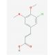 3-(3-chloro-4,5-dimethoxyphenyl)acrylic acid - chemical structure image