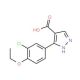 3-(3-Chloro-4-ethoxyphenyl)-1H-pyrazole-4-carboxylic acid - chemical structure image