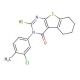 3-(3-Chloro-4-methyl-phenyl)-2-mercapto-5,6,7,8-tetrahydro-3H-benzo[4,5]thieno[2,3-d]pyrimidin-4-one - chemical structure ima