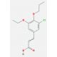 3-(3-chloro-5-ethoxy-4-propoxyphenyl)acrylic acid - chemical structure image