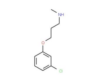 3-(3-Chlorophenoxy)-N-methylpropan-1-amine (CAS 361395-22-4) - chemical structure image
