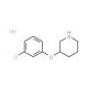 3-(3-Chlorophenoxy)piperidine hydrochloride - chemical structure image