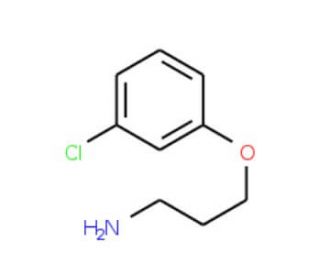 [3-(3-Chlorophenoxy)propyl]amine (CAS 116753-50-5) - chemical structure image
