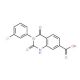3-(3-chlorophenyl)-2,4-dioxo-1,2,3,4-tetrahydroquinazoline-7-carboxylic acid - chemical structure image
