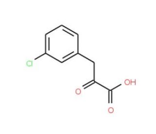 3-(3-chlorophenyl)-2-oxopropanoic acid - chemical structure image