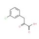 3-(3-chlorophenyl)-2-oxopropanoic acid - chemical structure image