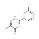 3-(3-Chlorophenyl)-6-methyl-1,2,4-triazin-5-ol - chemical structure image