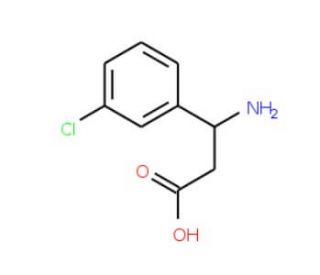 3-(3-chlorophenyl)-DL-beta-alanine (CAS 68208-21-9) - chemical structure image