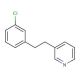 3-(3-Chlorophenylethyl)pyridine (CAS 31251-59-9) - chemical structure image