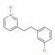 3-(3-Chlorophenylethyl)pyridine N-Oxide (CAS 31255-47-7) - chemical structure image