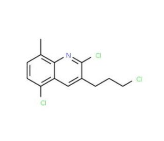 3-(3-chloropropyl)-2,5-dichloro-8-methylquinoline (CAS 948291-96-1) - chemical structure image