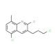 3-(3-chloropropyl)-2,5-dichloro-8-methylquinoline (CAS 948291-96-1) - chemical structure image