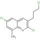 3-(3-chloropropyl)-2,6-dichloro-8-methylquinoline (CAS 948292-01-1) - chemical structure image