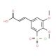 3-(3-Chlorosulfonyl-4,5-dimethoxy-phenyl)-acrylic acid - chemical structure image