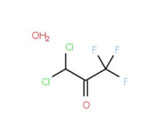 3,3-Dichloro-1,1,1-trifluoroacetone hydrate (CAS 126266-75-9) - chemical structure image