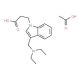 3-(3-Diethylaminomethyl-indol-1-yl)-propionic acid acetate - chemical structure image