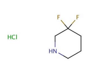 3,3-Difluoropiperidine hydrochloride (CAS 496807-97-7) - chemical structure image
