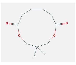 3,3-Dimethyl-1,5-dioxacycloundecane-6,11-dione (CAS 94113-47-0) - chemical structure image