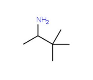 (&plusmn;)-3,3-Dimethyl-2-butylamine (CAS 3850-30-4) - chemical structure image