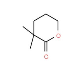 3,3-Dimethyl-tetrahydro-pyran-2-one (CAS 4830-05-1) - chemical structure image