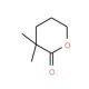3,3-Dimethyl-tetrahydro-pyran-2-one (CAS 4830-05-1) - chemical structure image