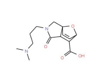3-(3-Dimethylamino-propyl)-4-oxo-10-oxa-3-aza-tricyclo[5.2.1.0*1,5*]dec-8-ene-6-carboxylic acid (CAS 436811-03-9) - chemical