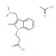 3-(3-Dimethylaminomethyl-2-methyl-indol-1-yl)-propionic acid acetate - chemical structure image