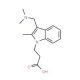 3-(3-Dimethylaminomethyl-2-methyl-indol-1-yl)-propionic acid - chemical structure image