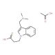 3-(3-Dimethylaminomethyl-indol-1-yl)-propionic acid acetate - chemical structure image