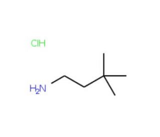 3,3-dimethylbutan-1-amine hydrochloride (CAS 30564-98-8) - chemical structure image