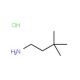 3,3-dimethylbutan-1-amine hydrochloride (CAS 30564-98-8) - chemical structure image