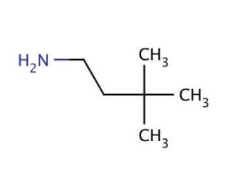 3,3-Dimethylbutylamine (CAS 15673-00-4) - chemical structure image