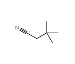 3,3-Dimethylbutyronitrile (CAS 3302-16-7) - chemical structure image