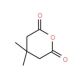 3,3-Dimethylglutaric anhydride (CAS 4160-82-1) - chemical structure image