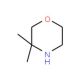 3,3-dimethylmorpholine (CAS 59229-63-9) - chemical structure image