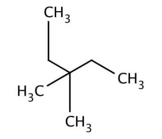 3,3-Dimethylpentane (CAS 562-49-2) - chemical structure image