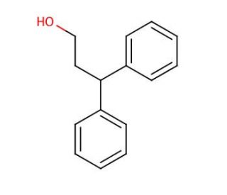 3,3-Diphenyl-1-propanol (CAS 20017-67-8) - chemical structure image
